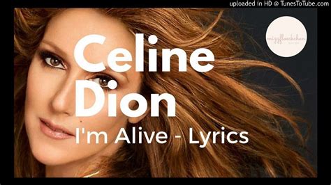 i'm alive celine lyrics